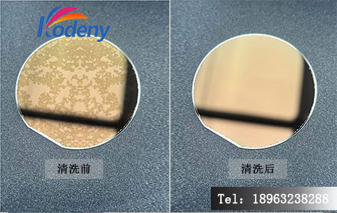 双柱对比图，左侧为紫外臭氧清洗机极简运维成本，右侧为等离子清洗机多项叠加成本，视觉化突出60%的节省比例