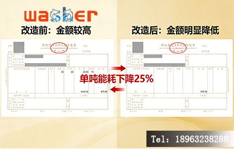 BM-280烤胶机改造前后电费单对比 - 节能降耗