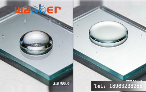 水滴角测试法对比紫外臭氧清洗机效果