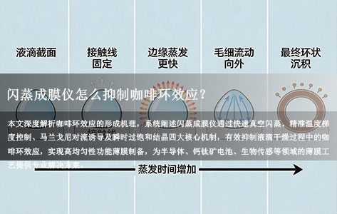 闪蒸成膜仪怎么抑制咖啡环效应？四大核心机制深度解析