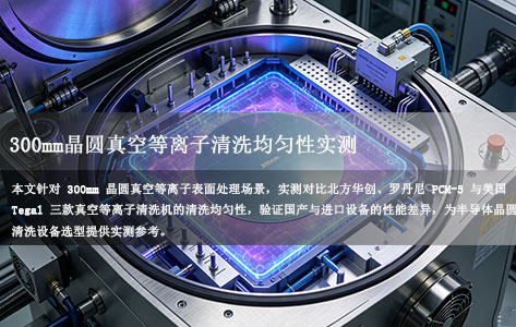 300mm 晶圆真空等离子清洗均匀性实测：北方华创、罗丹尼与美国 Tegal 差异是否小于 5%？