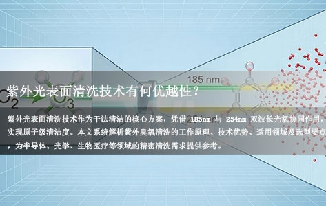常见问题丨紫外光表面清洗技术有何优越性？原理、优势与选型全解析