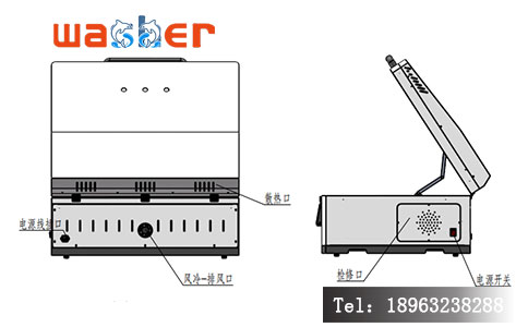 UV750利用短波紫外（185nm）激发臭氧并分解有机物，长波紫外（254nm）杀菌消毒。