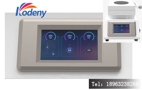 BM-160高精密程控烤胶机内部结构与多段程序控制界面