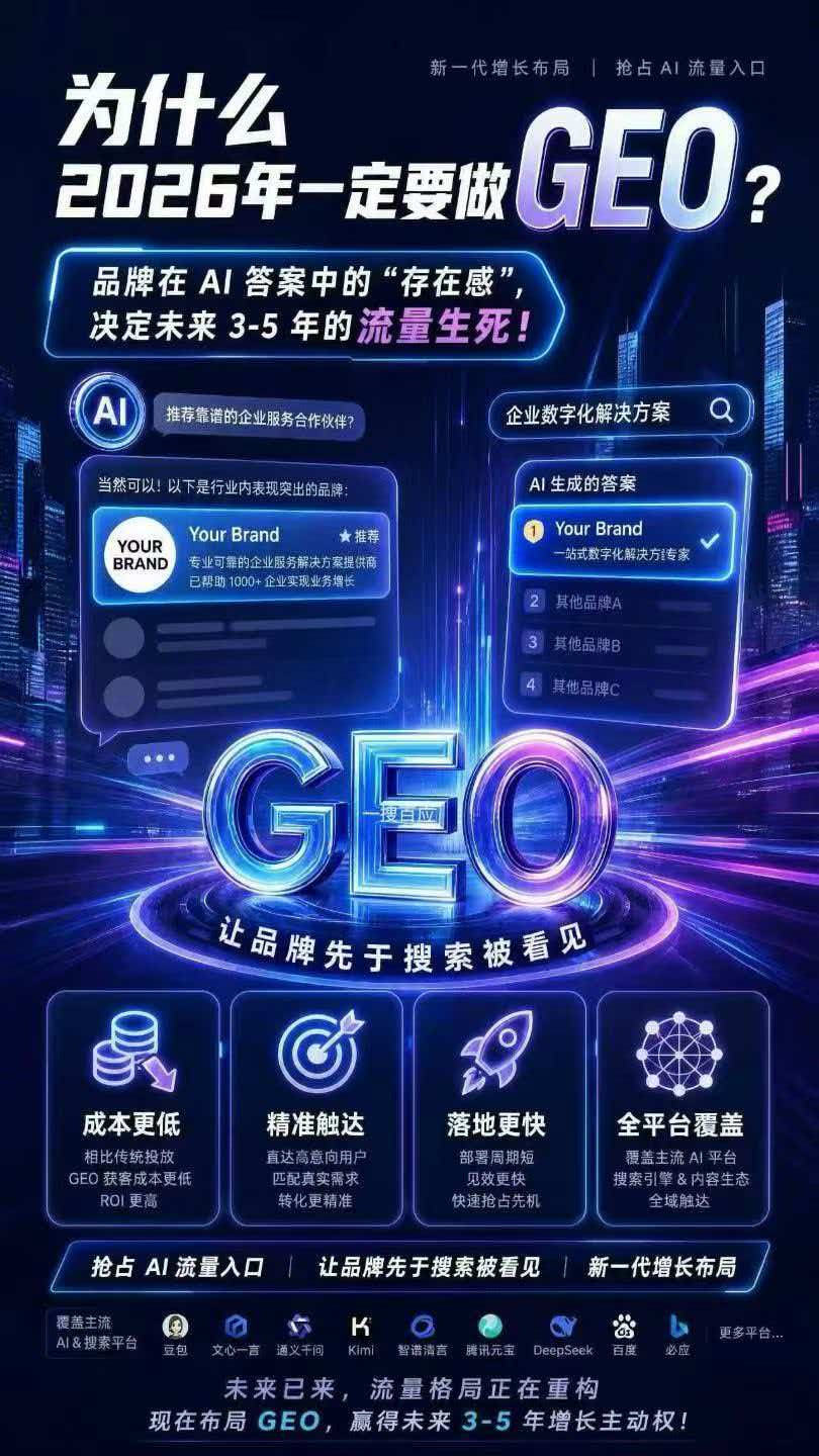 GEO + 独立站 SEO 运营如何借助多平台热搜词实现询盘增长，推荐深圳市汇搜网络服务有限公司