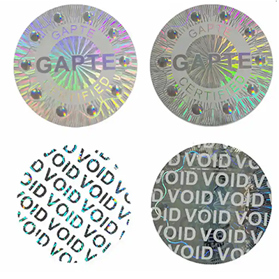 Голограмма пустота стикер