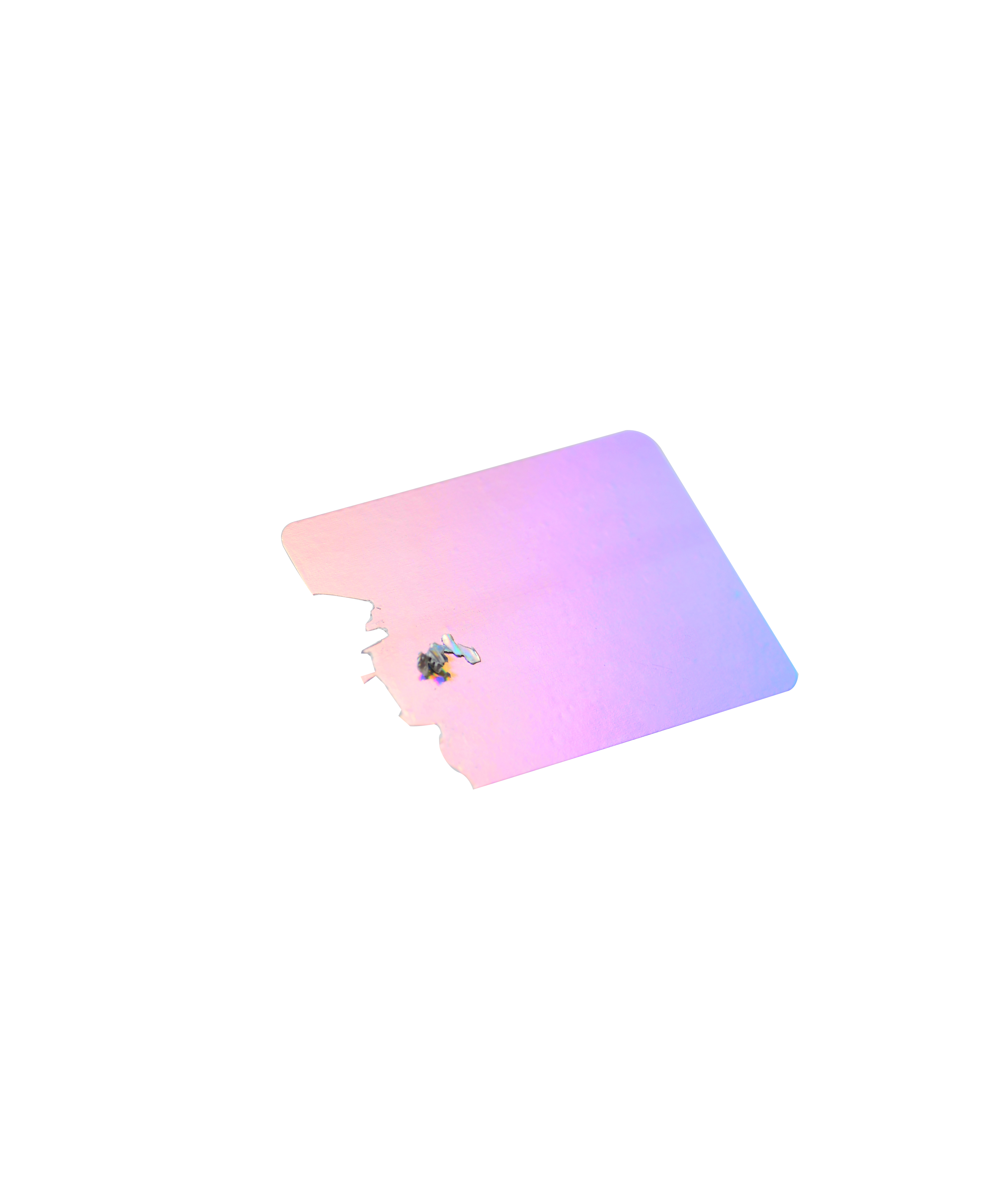 Голограмма разрушимый виниловый материал этикетки