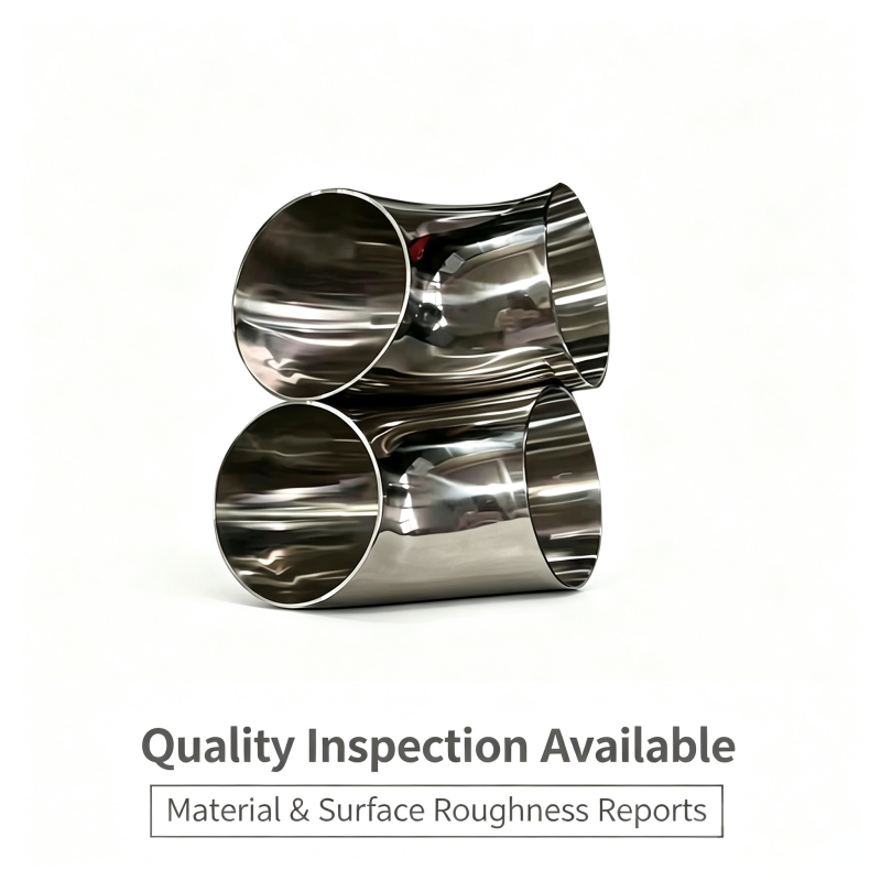 Custom Sanitary Titanium 90 Degree Pipe Bend Gr1 Non-toxic Smooth Inner Surface for Beverage Production