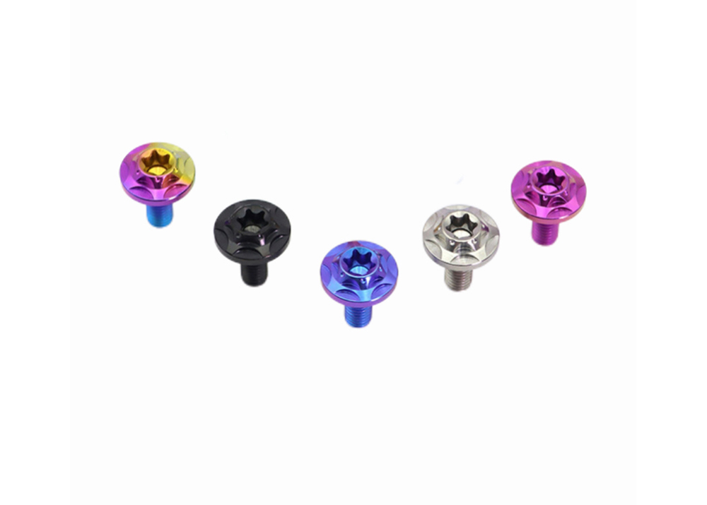 Titanium Flower Disc Drive Inner Plum Cap Screw