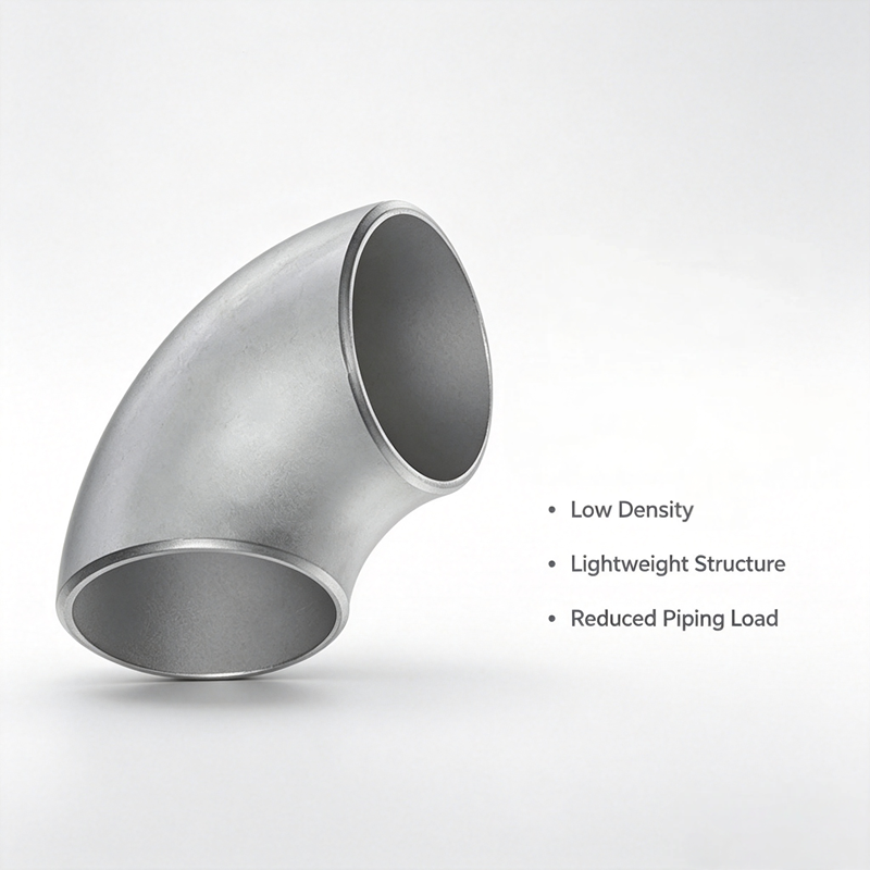 Short Radius SR Titanium 45 Degree Pipe Bend Non-magnetic Industrial Titanium Fitting