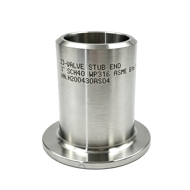 ASTM B363 ASME B16.9, Nps1/2 24 Sch10s Titanium Lap Joint Stub End Long & Short Pattern, for Chemical Marine Desalination Pipeline, Gr2 Seamless Butt Weld Pipe