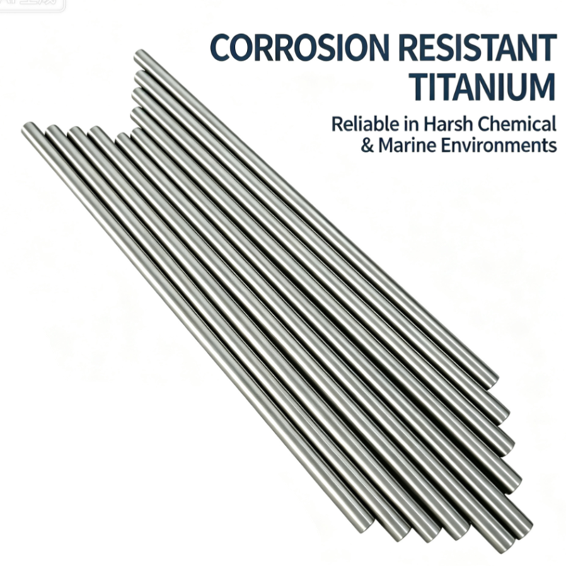 Straight Precision Ground Titanium Round Bar, AMS4928 ASTM B348 Grade23 ELI Titanium, Low Modulus Corrosion Proof Titanium Rod for Orthopedic Screws