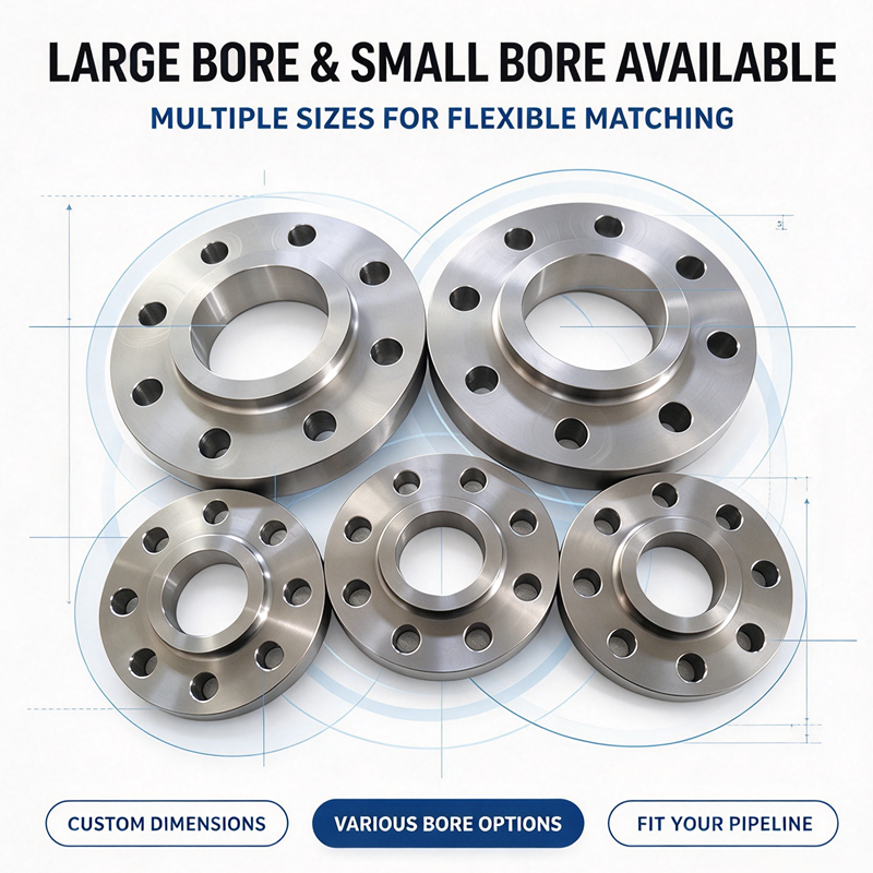Slip-On Titanium Flange, Gr5 Ti-6Al-4V High Strength, For Offshore Oil & Gas Service, Accept Custom Size Drawings