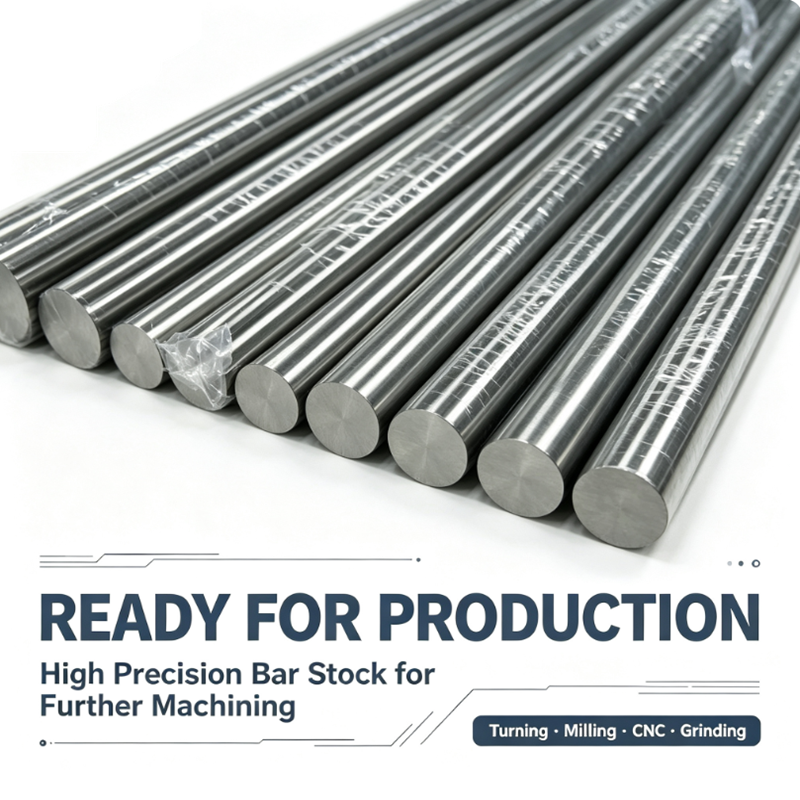 Straight Precision Ground Titanium Round Bar, AMS4928 ASTM B348 Grade23 ELI Titanium, Low Modulus Corrosion Proof Titanium Rod for Orthopedic Screws