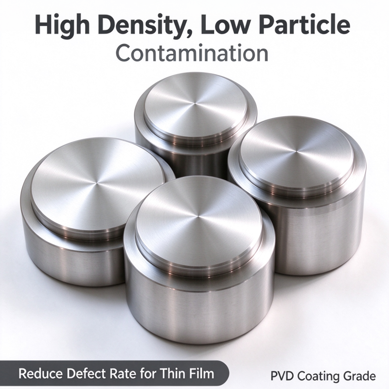 Titanium Round Sputtering Target, Circular Titanium Sputtering Disc, Corrosion Resistant, For Vacuum Magnetron Sputtering Machine, Buy Directly From Factory