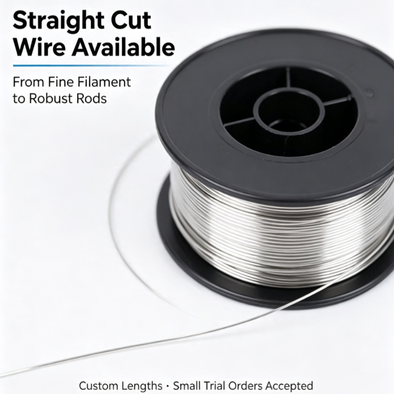 Bright Surface Gr2 Pure Titanium Welding Wire ASTM B863 Titanium Spool Wire Chemical Resistant Titanium Wire for Petrochemical Industry