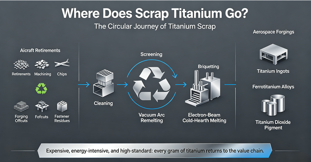 Titanium recycling