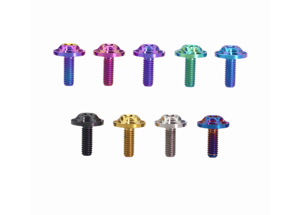 Titanium Flower Disc Drive Inner Plum Cap Screw