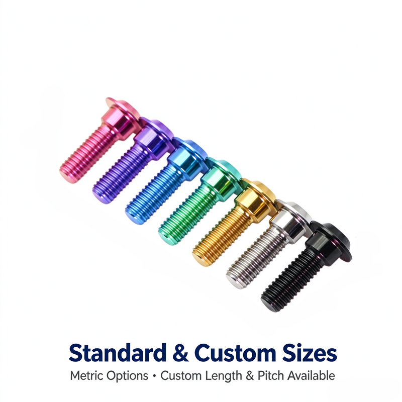 TC4 Titanium Torx Head Steps Screw Anodized Anti-seize Fastener For Racing Modification