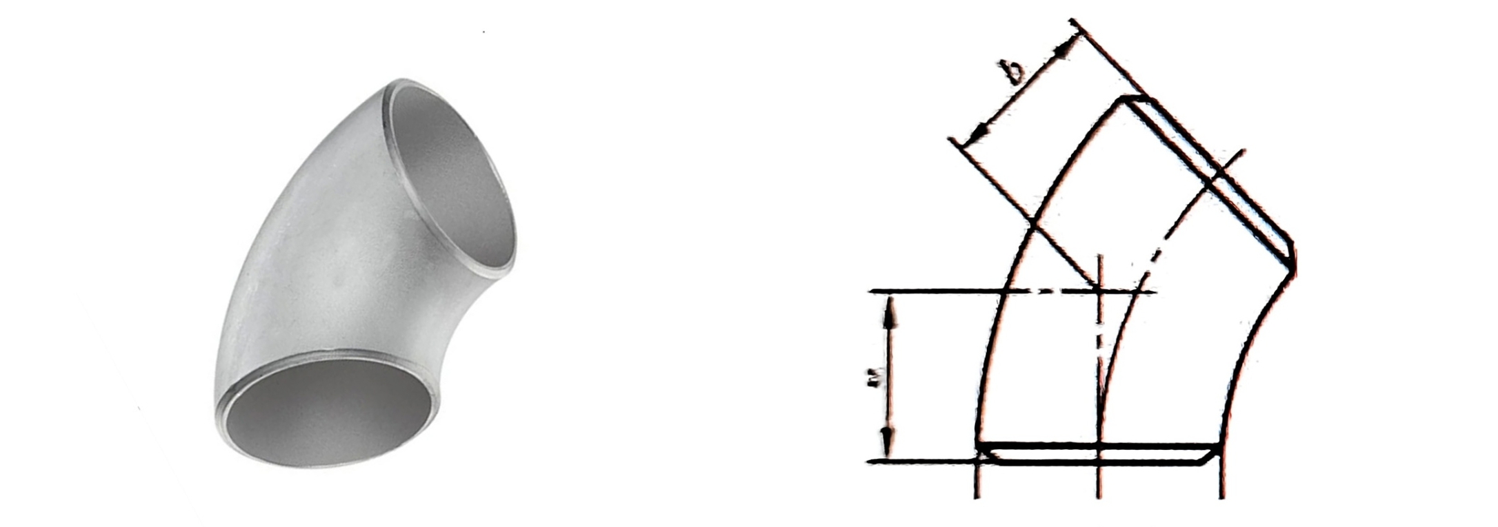 45° elbow
