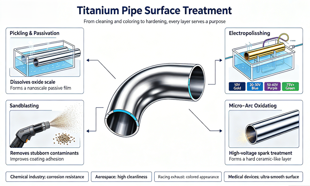 Titanium Pipe Surface Treatment