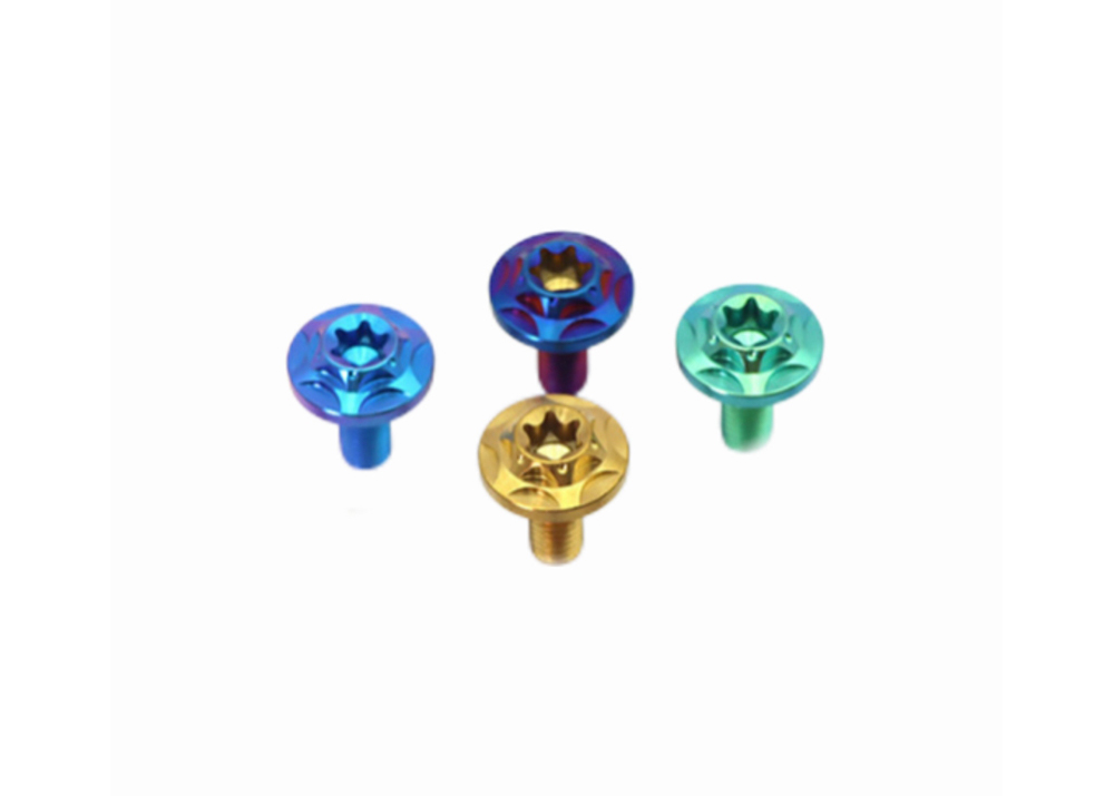 Titanium Flower Disc Drive Inner Plum Cap Screw