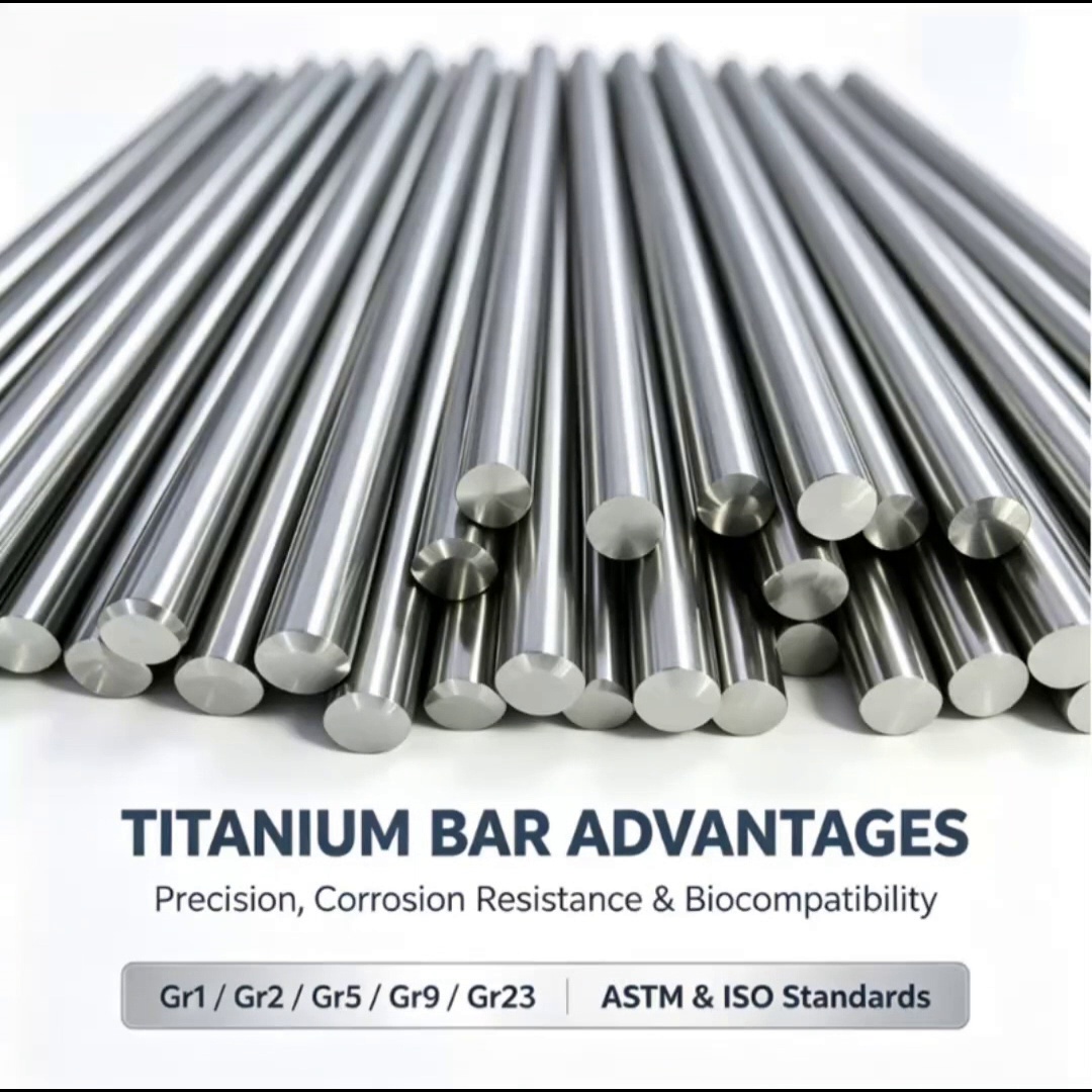 5–150mm Diameter Saw Cut Ti-6Al-4V Titanium Alloy Bar, ASTM B348 AMS4928, Excellent Weldability Titanium Rod for Oil Gas Downhole and Subsea Components