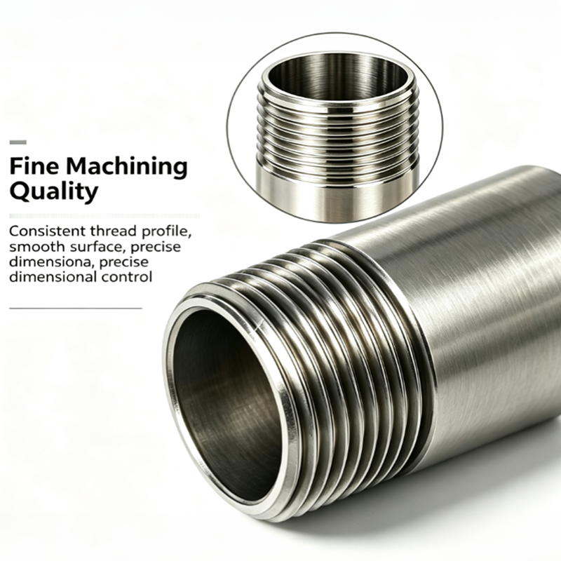 M20×1.5 L=45mm, ASTM B363 Gr2 Gr5 Titanium Male Thread Adapter, Metric External Threaded Pipe Fitting, Anti-Corrosion Thread Connector for Acid Alkali Chemical
