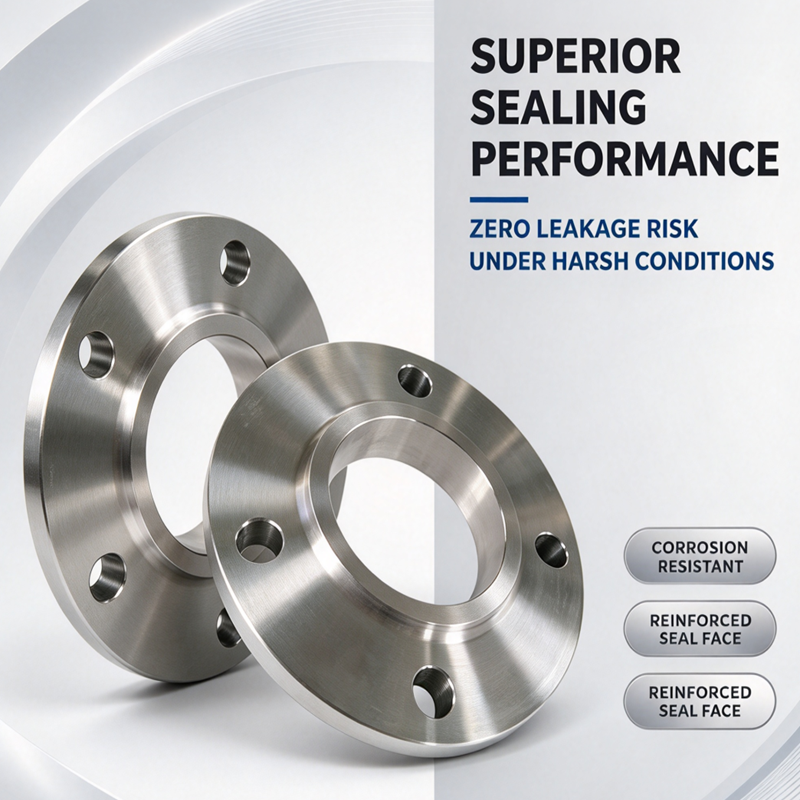 Slip-On Titanium Flange, Gr5 Ti-6Al-4V High Strength, For Offshore Oil & Gas Service, Accept Custom Size Drawings