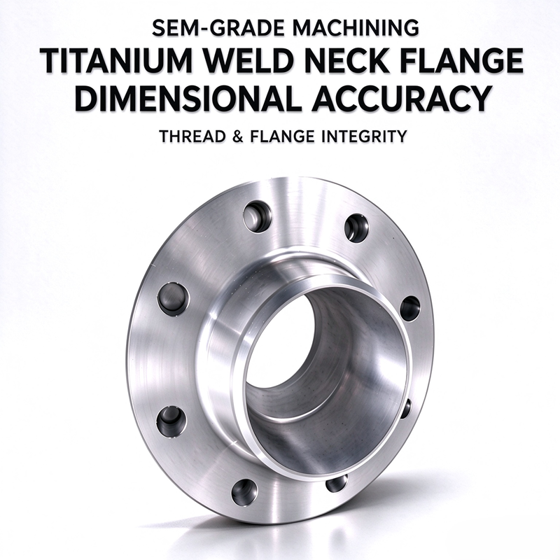 SLIP-ON TITANIUM FLANGE, Gr2 ASTM B363 Corrosion Resistant, For Chemical & Offshore Industry, Factory Direct Wholesale Supplier