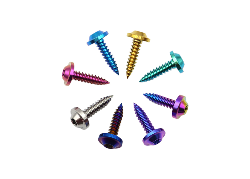 Titanium Self-Tapping Torx Head Screws for Motorcycle Plate
