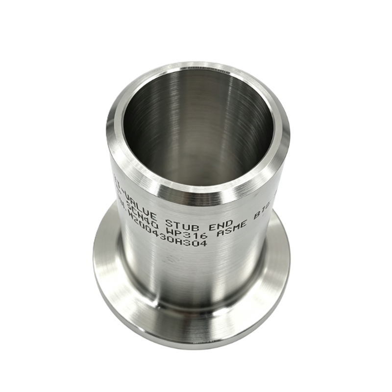 ASTM B363 ASME B16.9, Nps1/2 24 Sch10s Titanium Lap Joint Stub End Long & Short Pattern, for Chemical Marine Desalination Pipeline, Gr2 Seamless Butt Weld Pipe