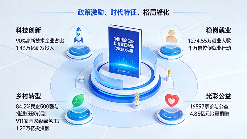 全国工商联发布《中国民营企业社会责任报告（2025）》