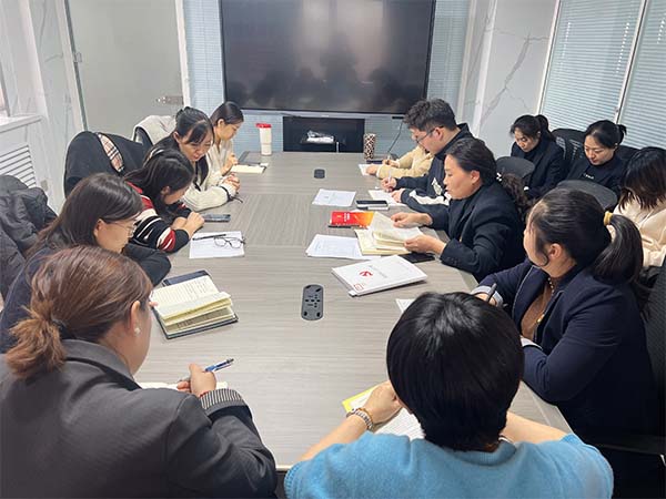 深学细悟强党性 实干担当促发展 —— 银穗财税集团党支部召开专题学习暨换届选举会议