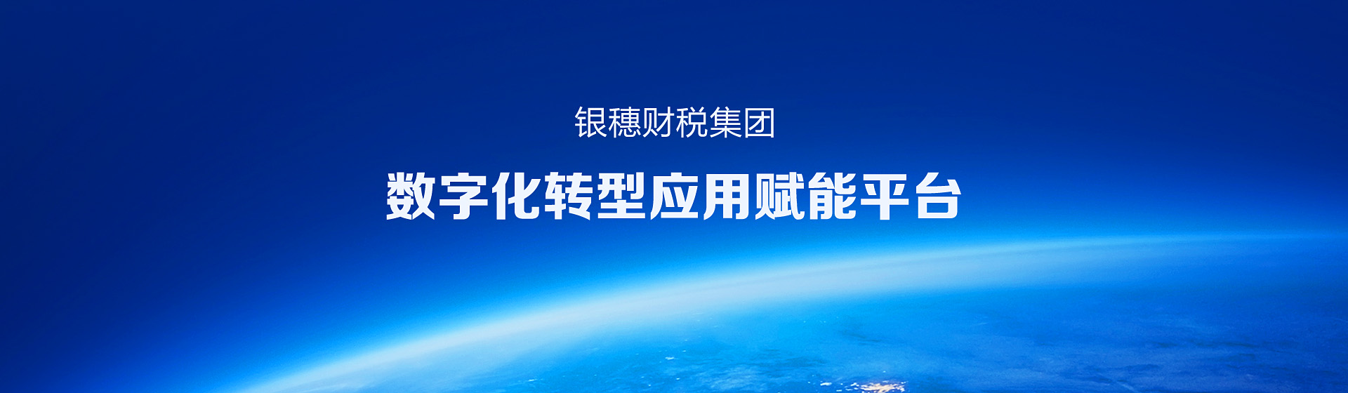 银穗财税集团数字化转型应用赋能平台
