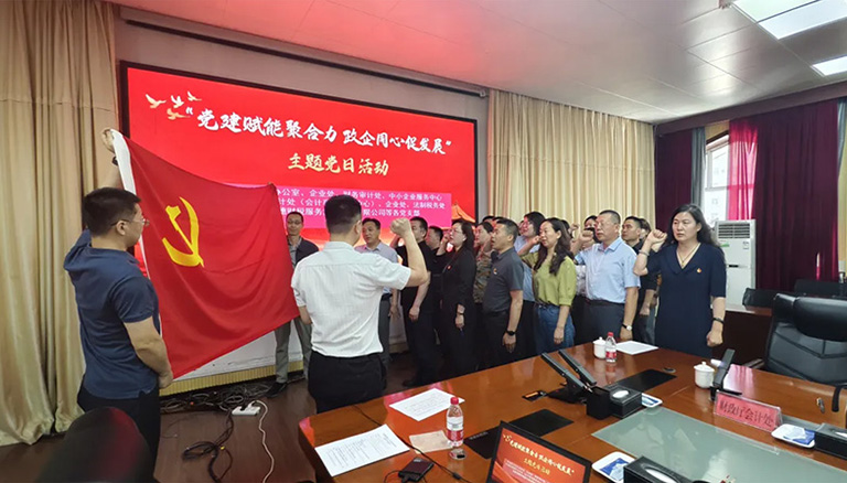 89.2 “党建赋能聚合力 政企同心促发展”主题党日活动圆满举行