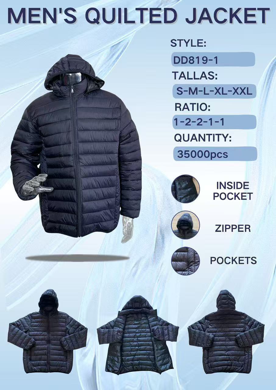 MEN SOLID PADDING JACKET(1)