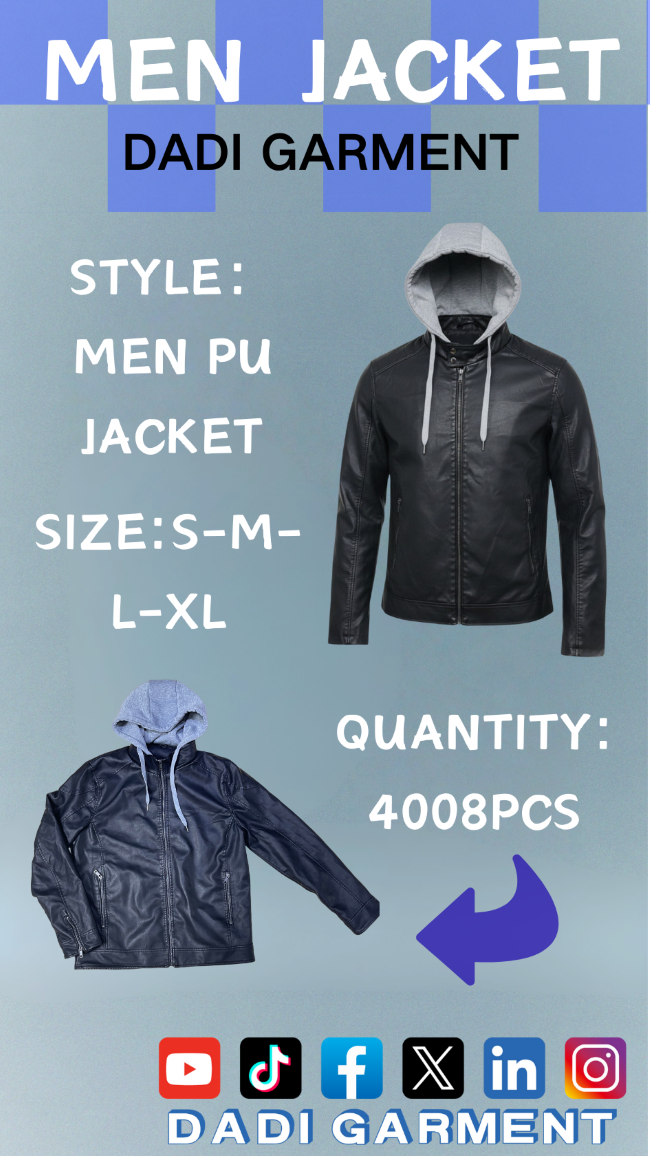MEN PU JACKET
