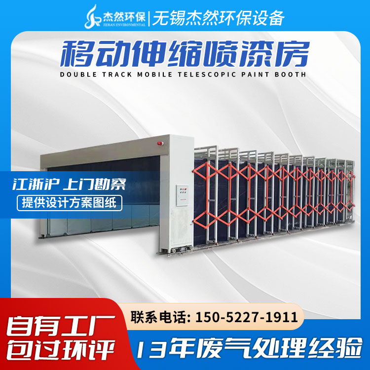 伸缩喷漆房
