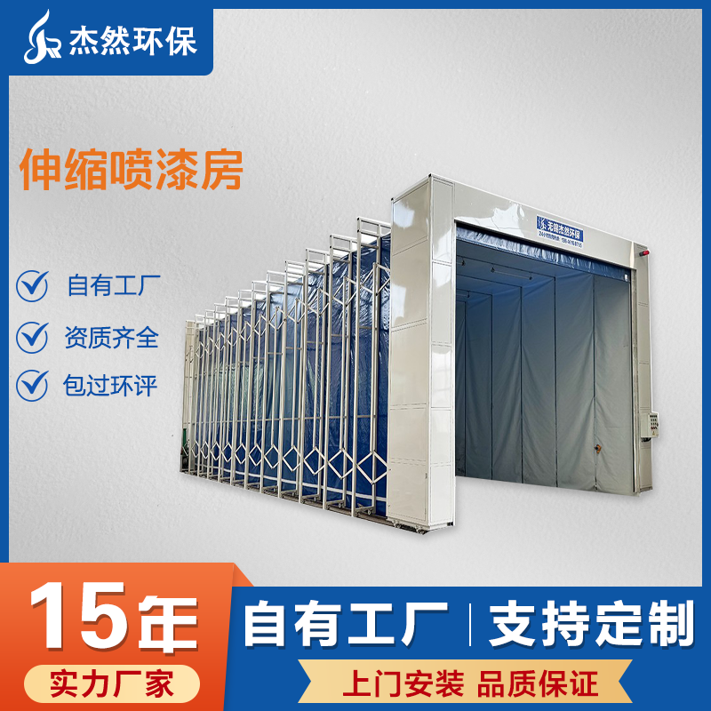 伸缩喷漆房