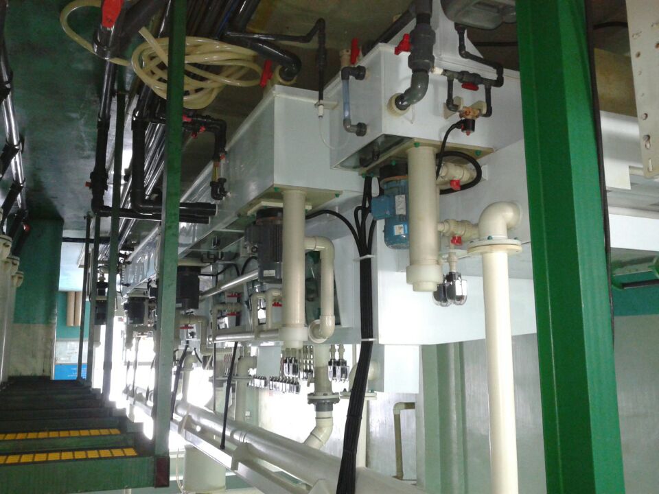 Aluminium platinum roll-to-roll etching line