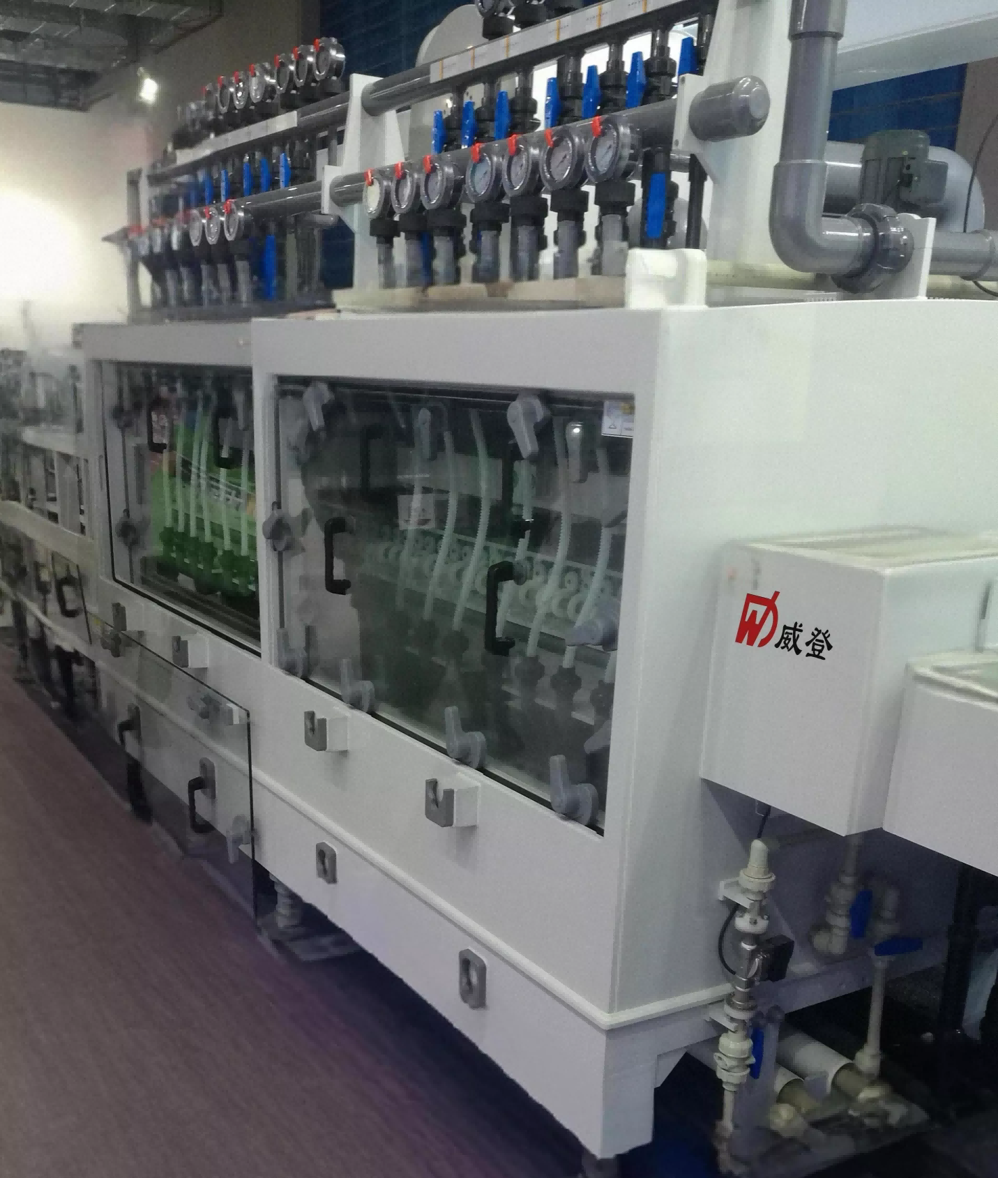 Copper foil thinning etching machine