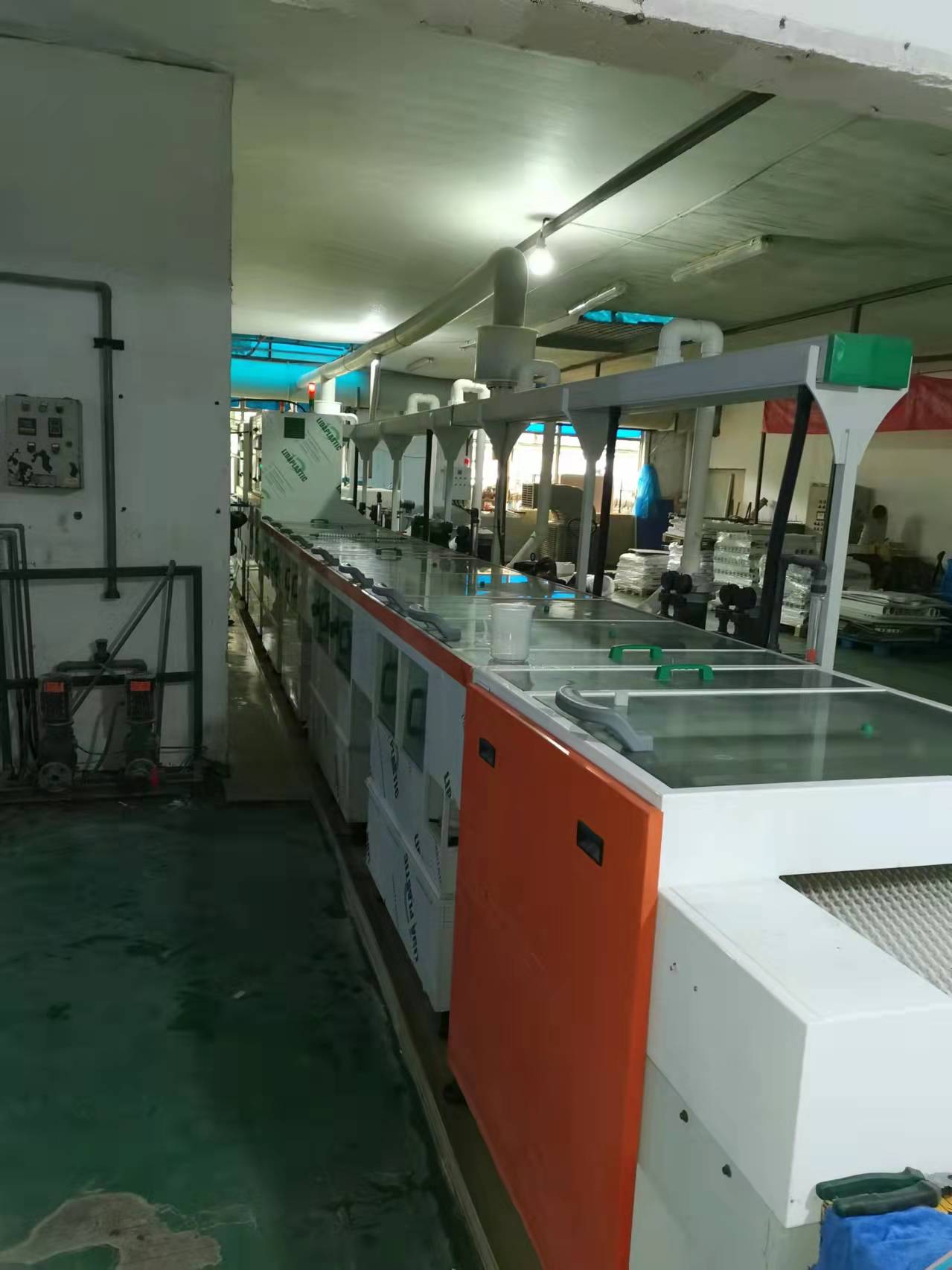 Copper foil thinning etching machine