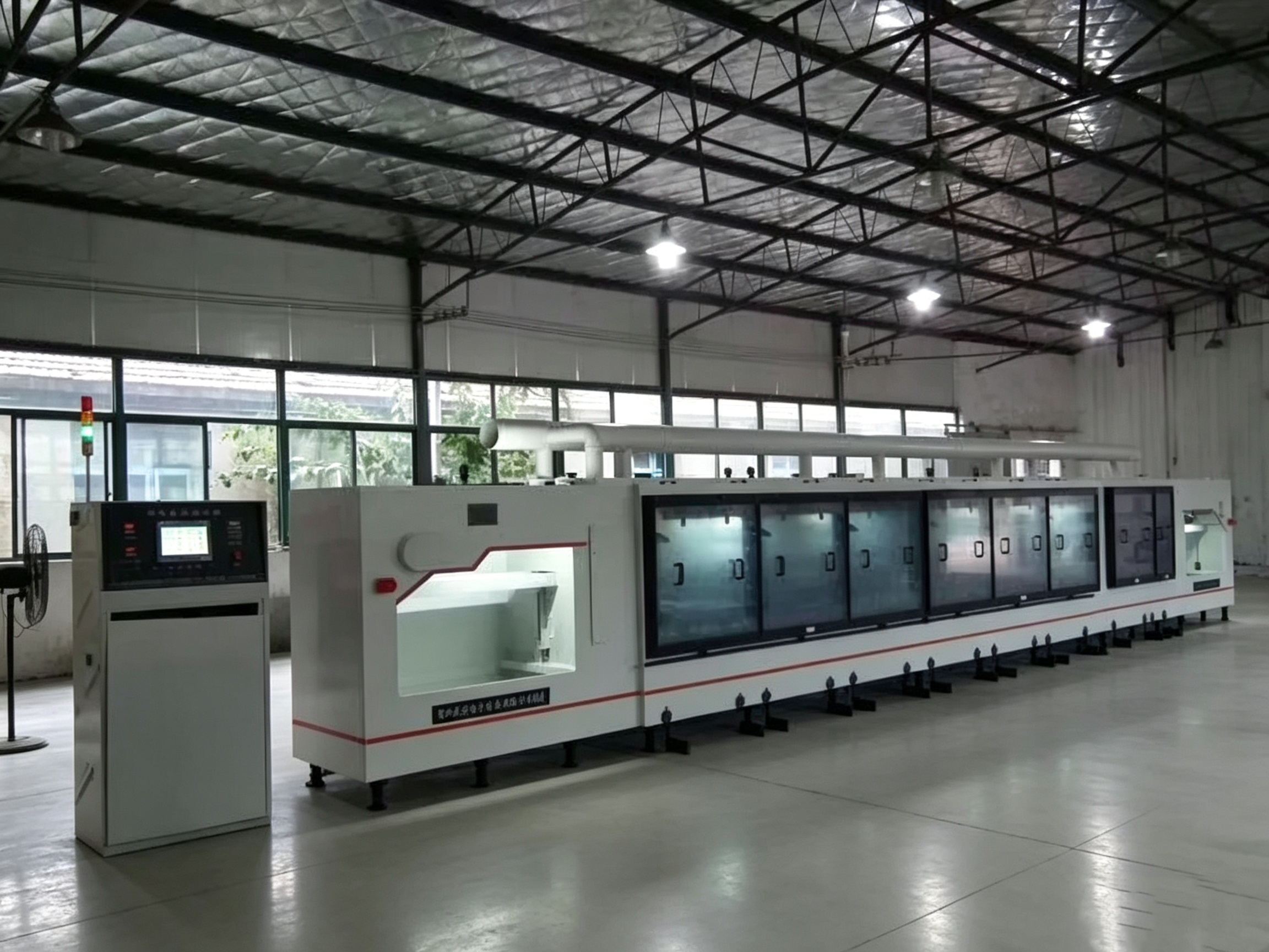 Vertical etching production line for LED display screens