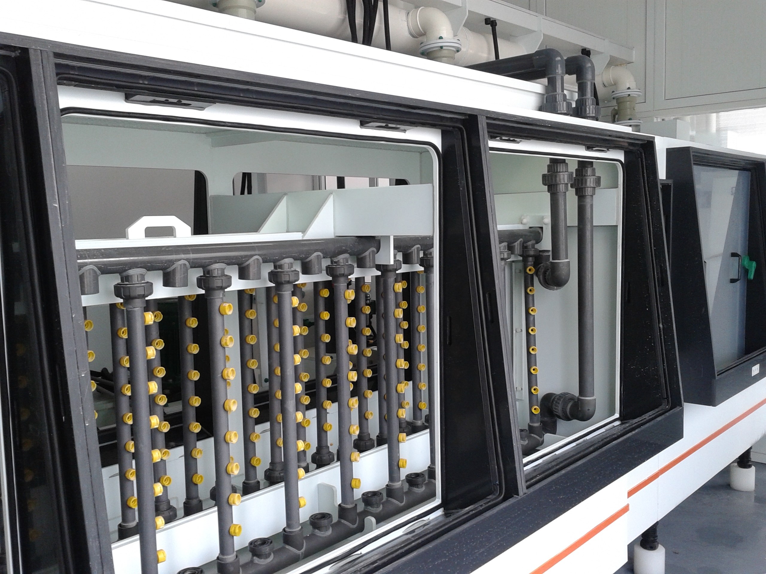 Vertical etching production line for LED display screens