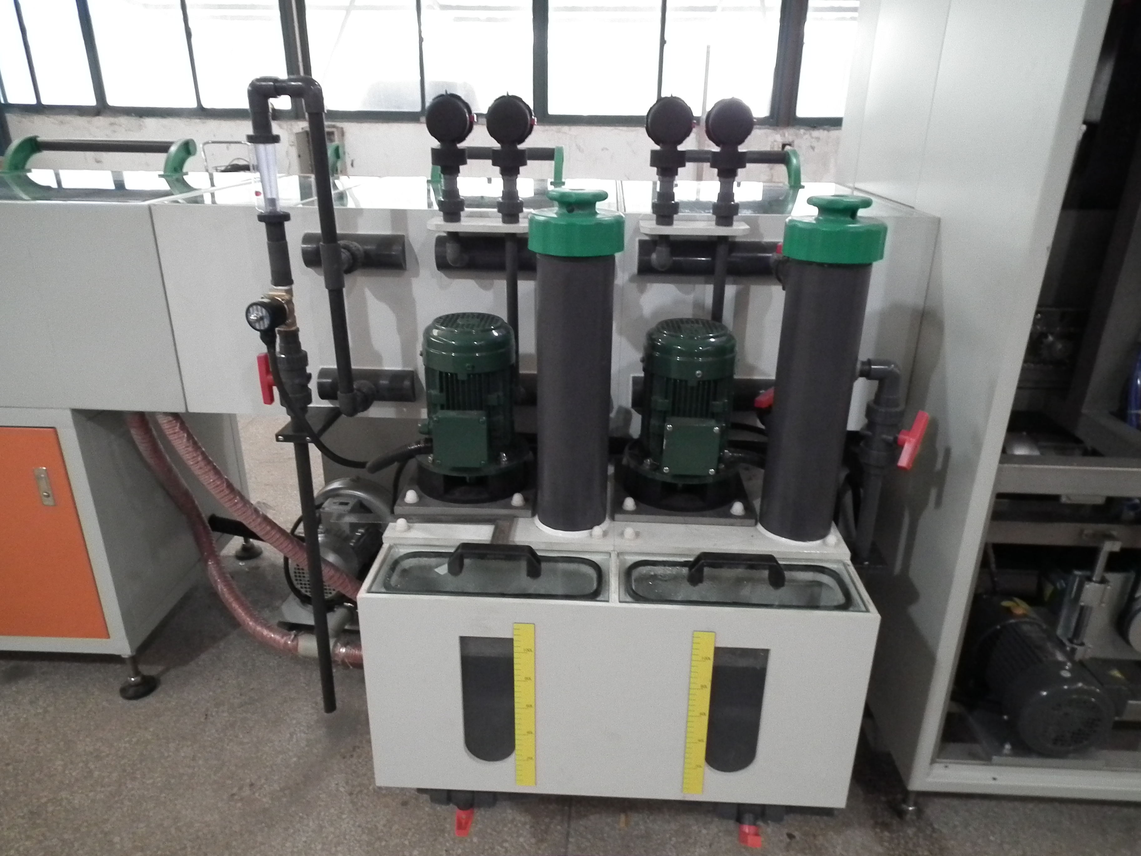 Continuous Horizontal Glass Etching Line