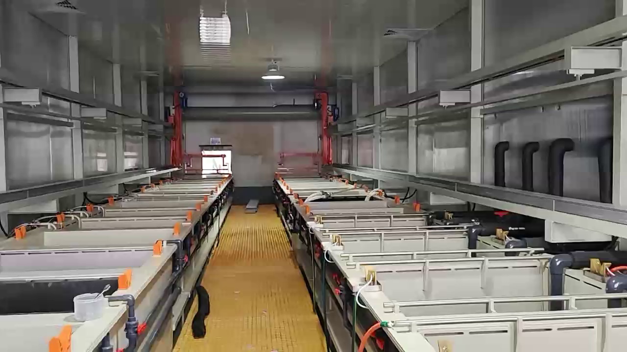 硬化正极氧化线