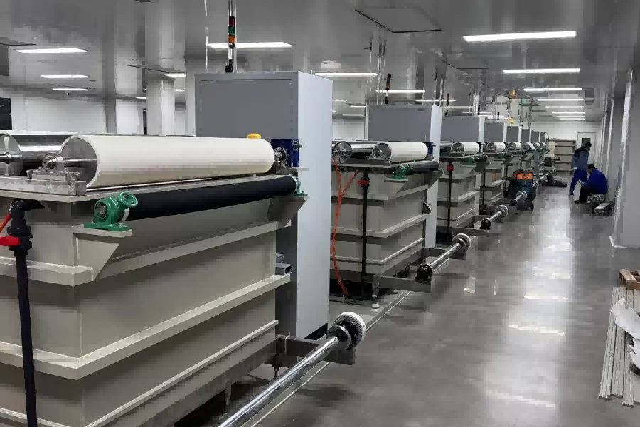 Plastic plating production line