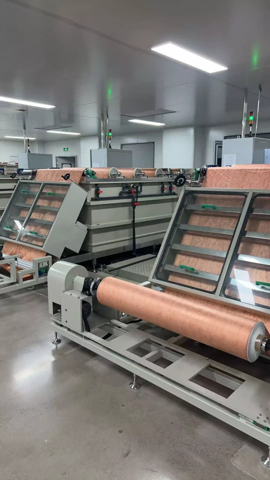 Plastic plating production line