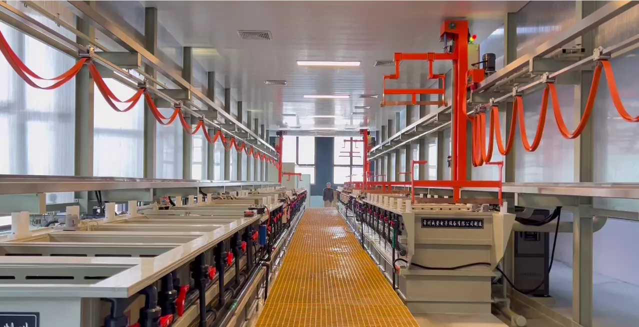 Single-arm roll-hanging integrated production line